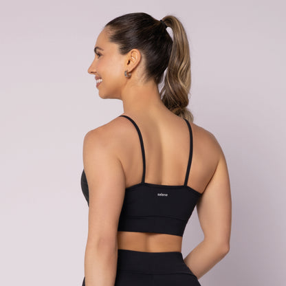 TOP COM RECORTE CIRRE E BOJO - FITNESS